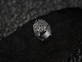 Load image into Gallery viewer, Side profile showing silver snakes wrapping Medusa’s head.
