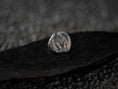 Bild in Galerie-Betrachter laden, Angled view of silver griffin ring showcasing detailed feathers and claws.

