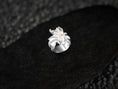 Load image into Gallery viewer, Front view of the polished sterling silver dragon head ring highlighting its fierce expression.
