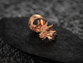 Load image into Gallery viewer, Interior band view of the rose-gold variant, highlighting the warm plating inside.
