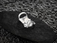 Bild in Galerie-Betrachter laden, Wolf Headdress Skull Ring – Sterling Silver Tribal Warrior Ring for Gothic Mythology Jewelry Lovers
