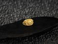 Load image into Gallery viewer, Gold plated Crusader Lion Ring with celestial gothic symbols
