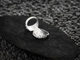 Load image into Gallery viewer, Templar Lion Signet Ring – Sterling Silver Crusader Seal Ring with Cross, Crescent & Star Symbolism for Knightly Heritage
