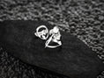 Bild in Galerie-Betrachter laden, Heart Dagger Ring – Sterling Silver Love and Pain Statement Ring for Gothic, Romantic & Symbolic Jewelry Style
