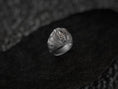 Load image into Gallery viewer, Giger Alien Skull Ring – Biomechanical Sci-Fi Gothic Jewelry in Sterling Silver
