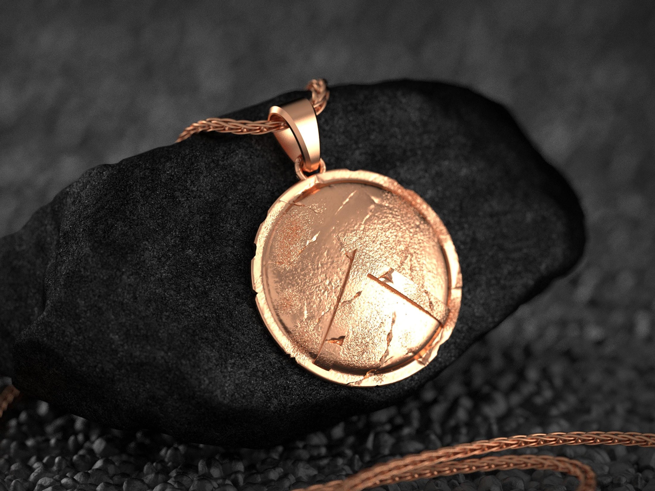 Spartan Shield Pendant