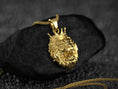 Load image into Gallery viewer, Sterling Silver Crowned Lion Pendant
