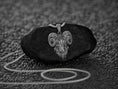 Load image into Gallery viewer, Ram Head Pendant Necklace – Sterling Silver Aries Totem Jewelry for Strength, Leadership & Zodiac Power Style
