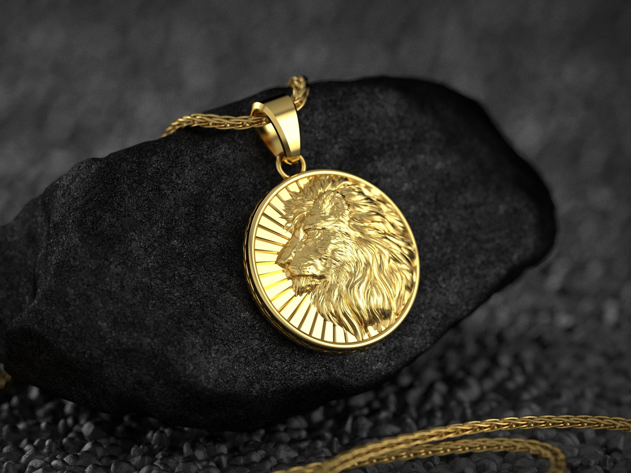 Lion Head Pendant