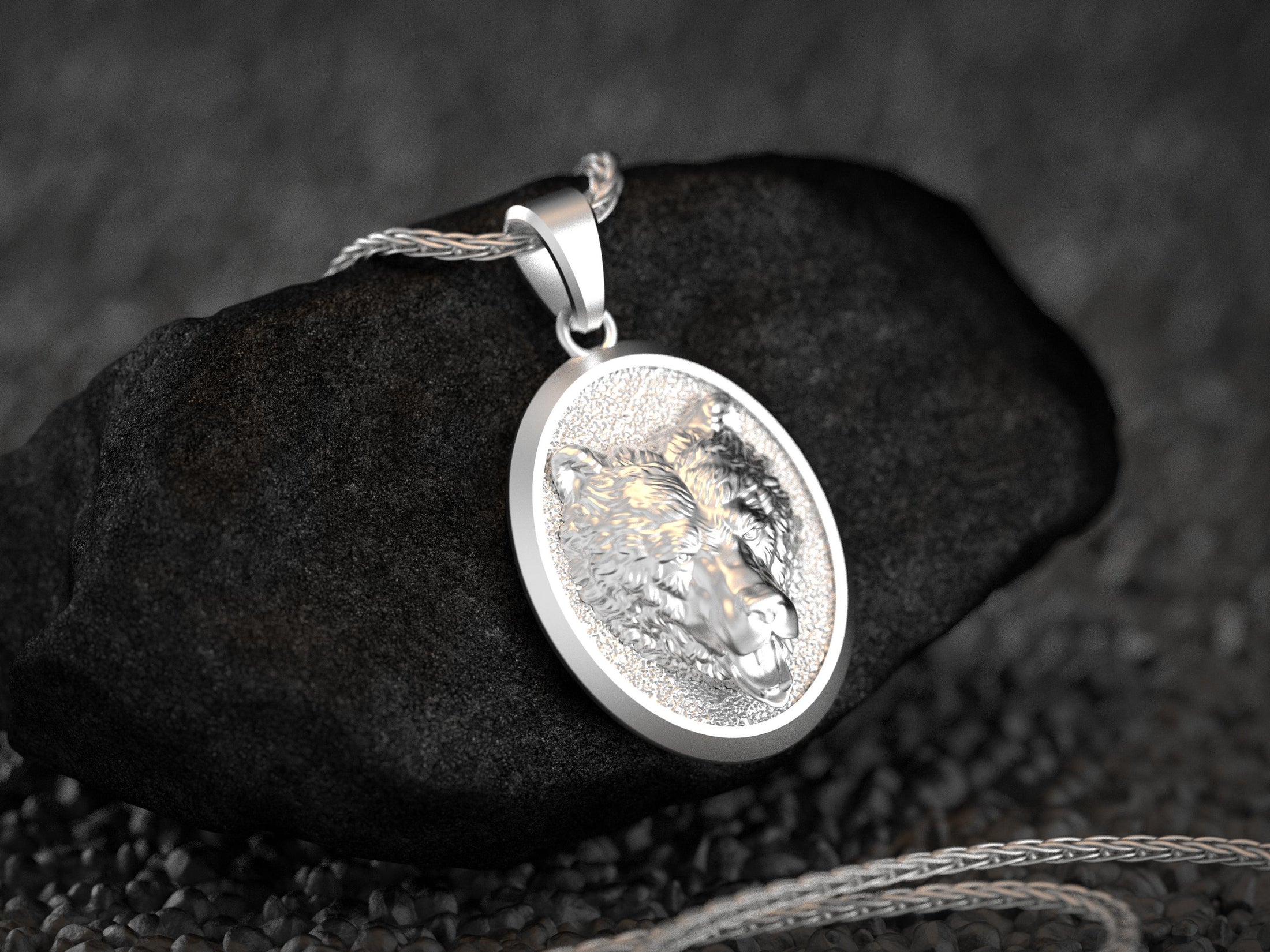 Personalized Bear Pendant