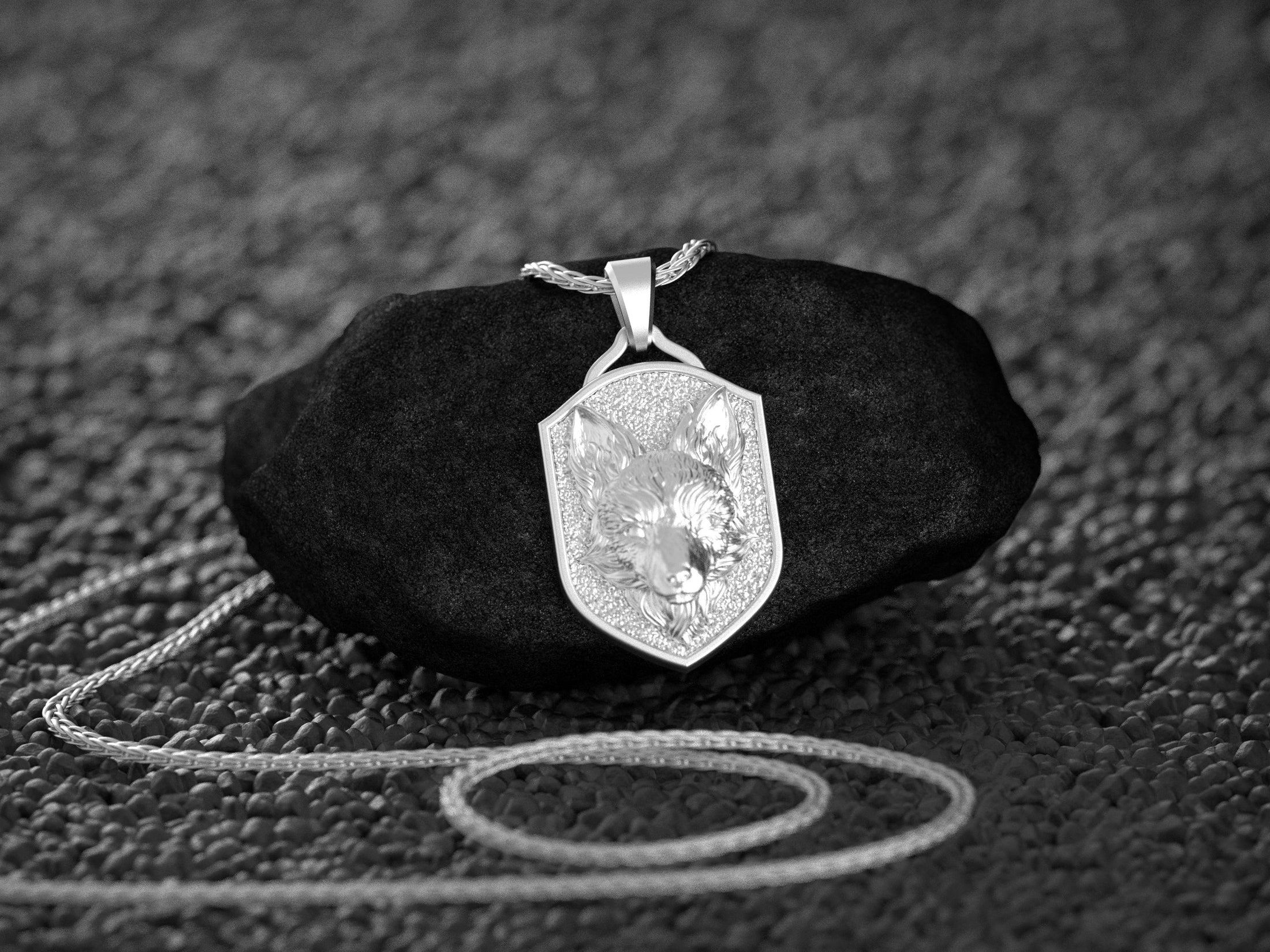 Fox Shield Pendant