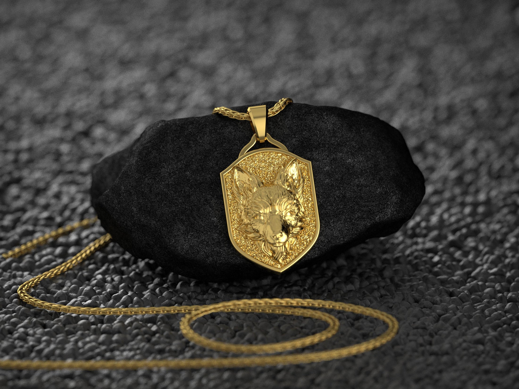 Fox Shield Pendant