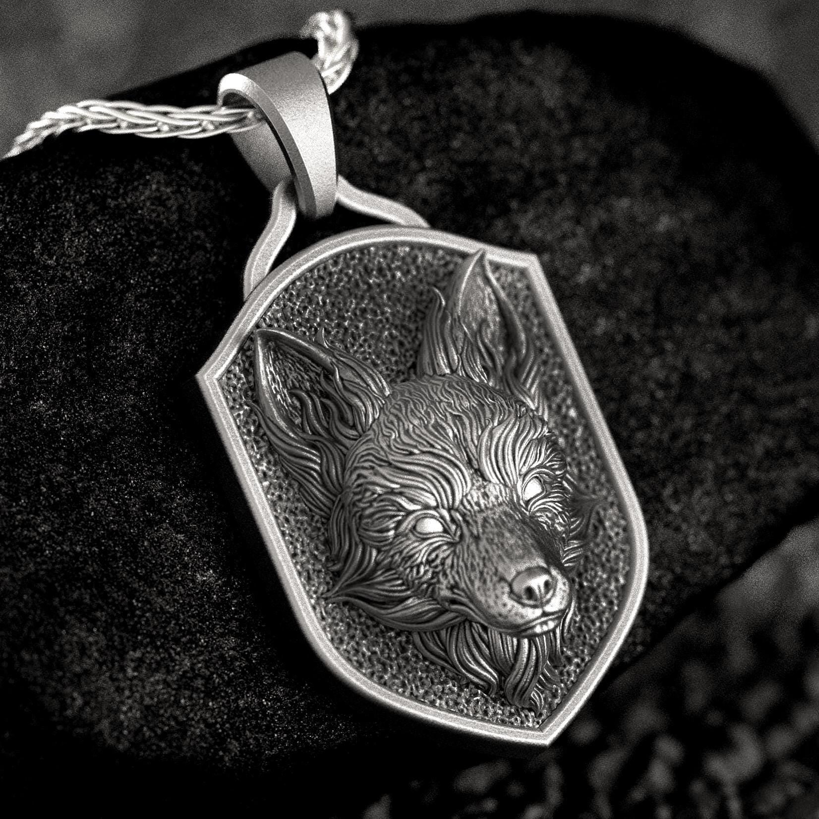 Fox Shield Pendant