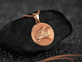 Load image into Gallery viewer, Gold Lioness Pendant - Engravable
