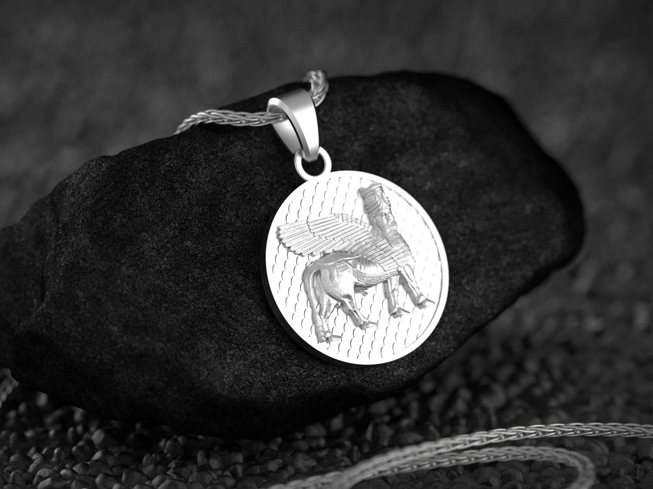 Lamassu Medallion