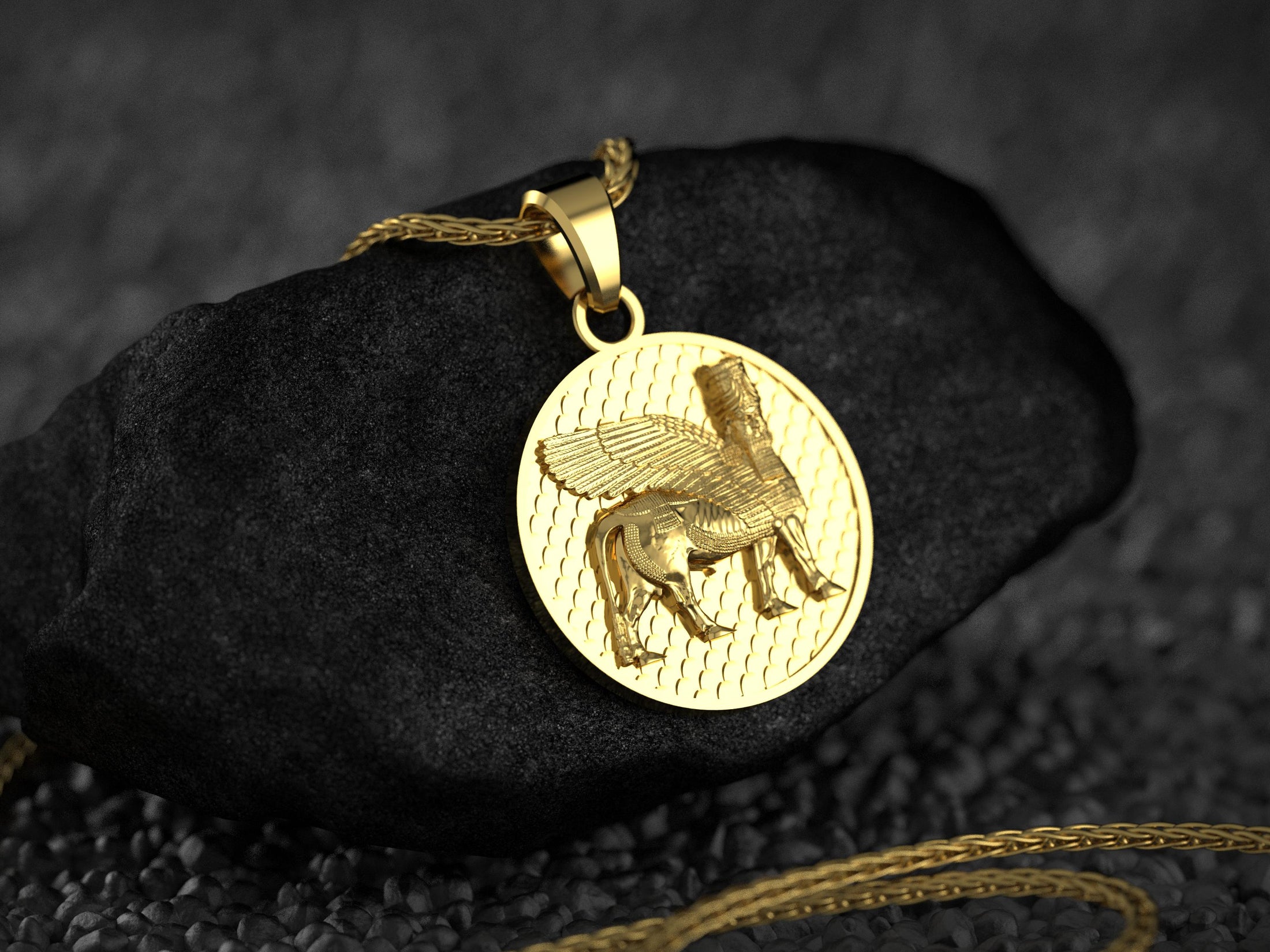 Lamassu Medallion