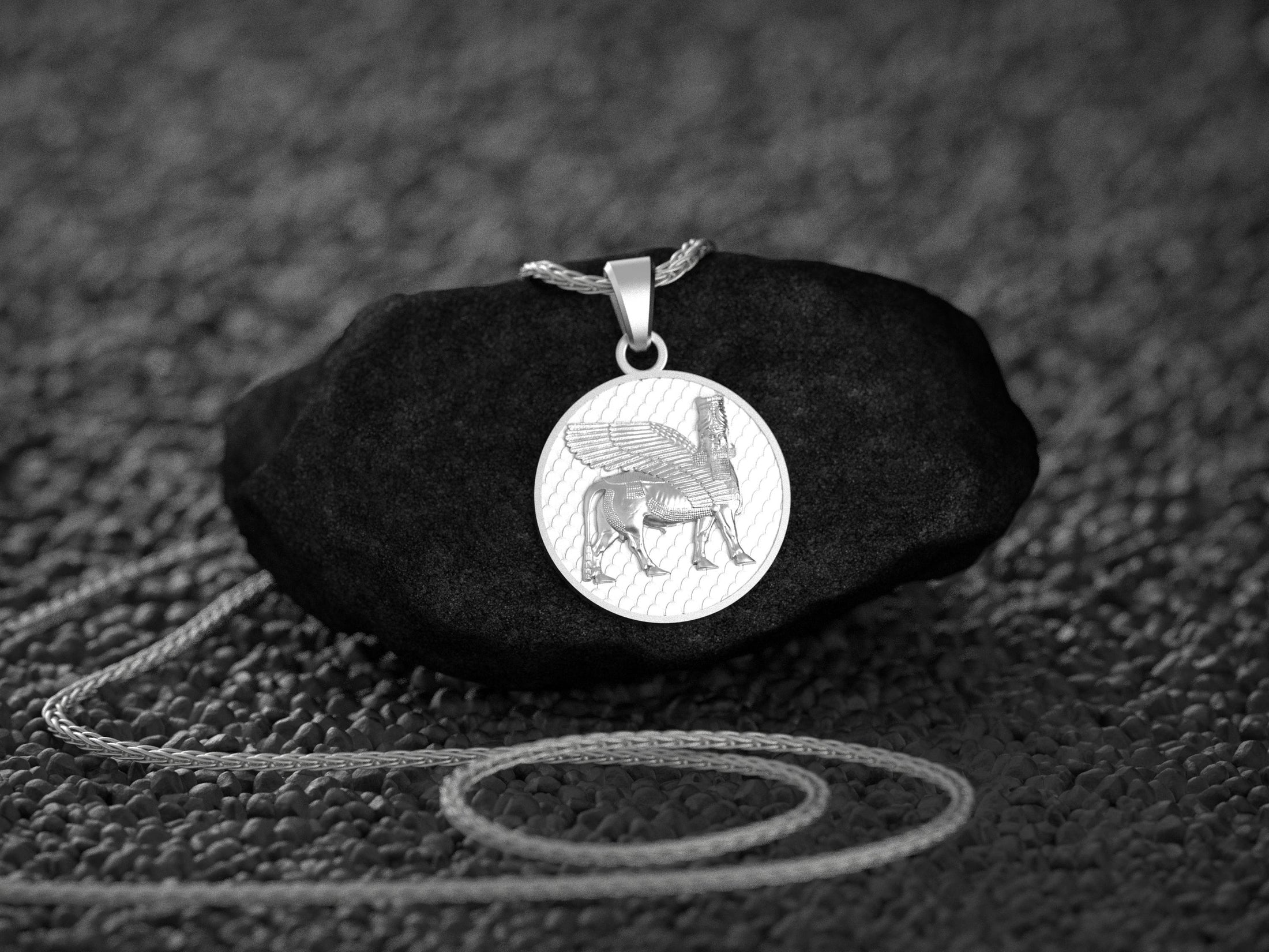 Lamassu Medallion