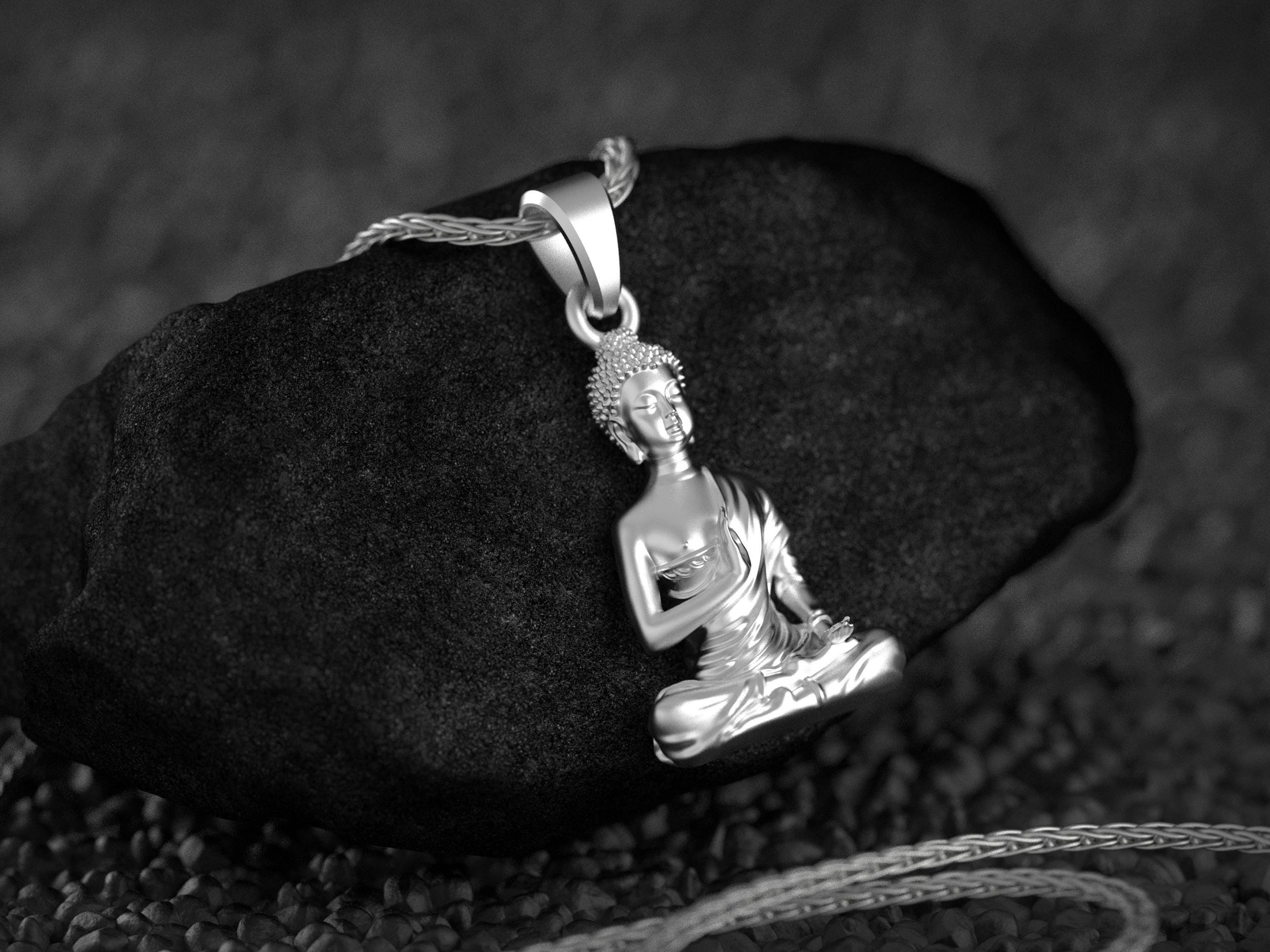 Sitting Buddha Pendant