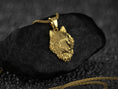 Load image into Gallery viewer, Sterling Silver Wolf Head Pendant

