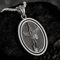 Load image into Gallery viewer, Sterling Silver St. Michael Pendant
