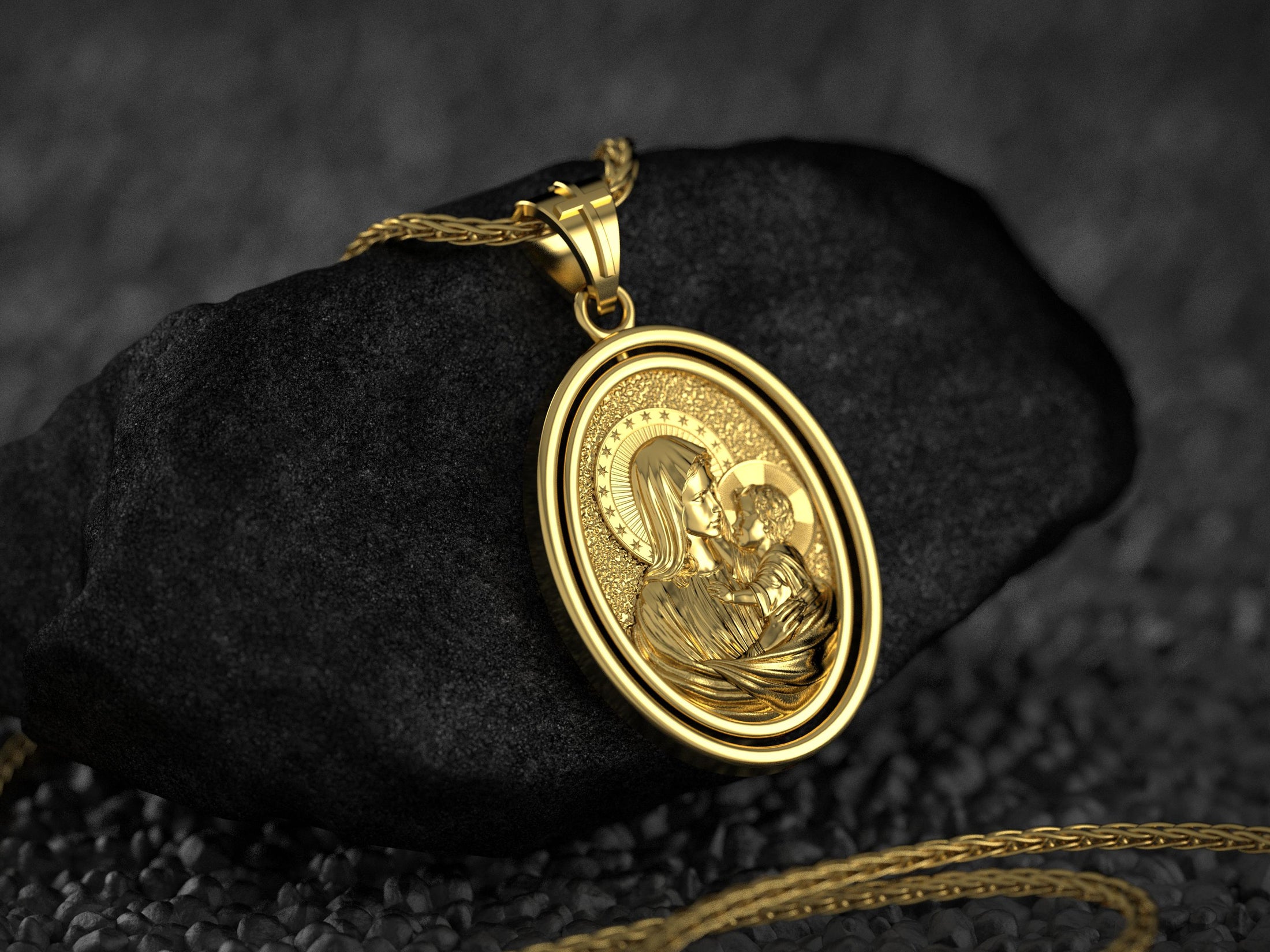 Rotating Mother Mary