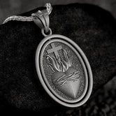 Spinning Sacred Heart Pendant