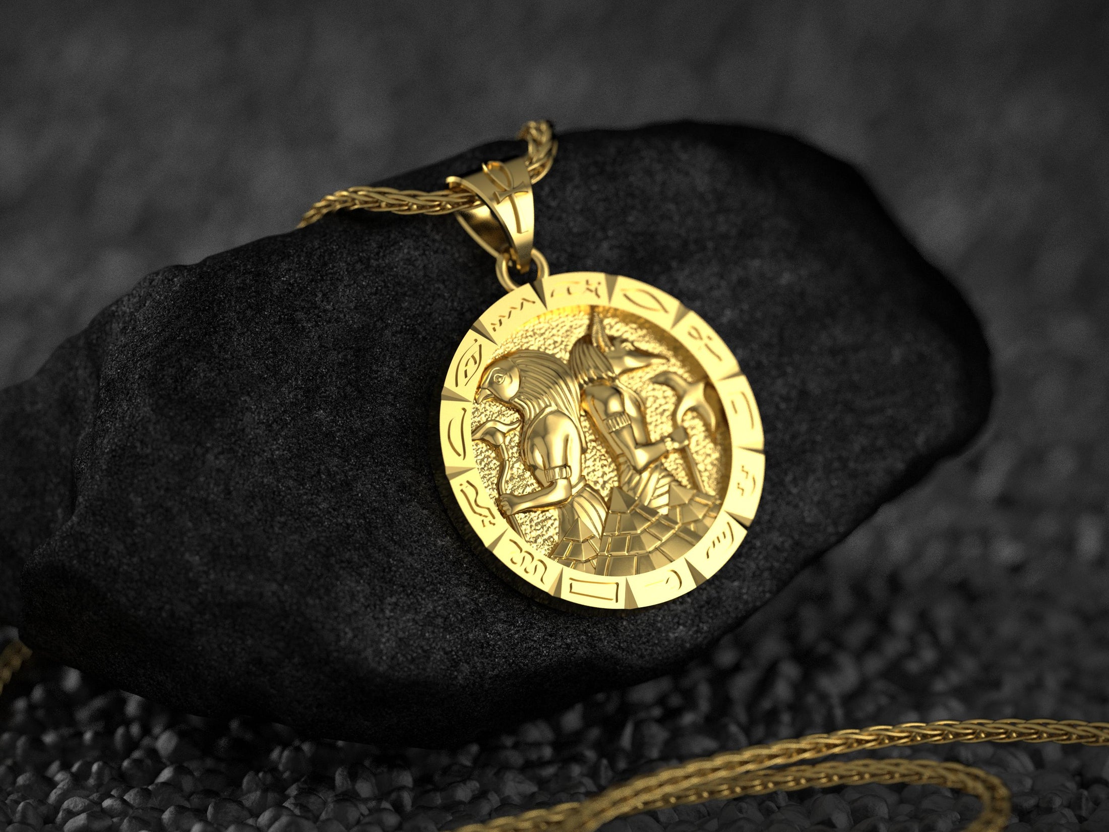 Anubis and Horus Necklace