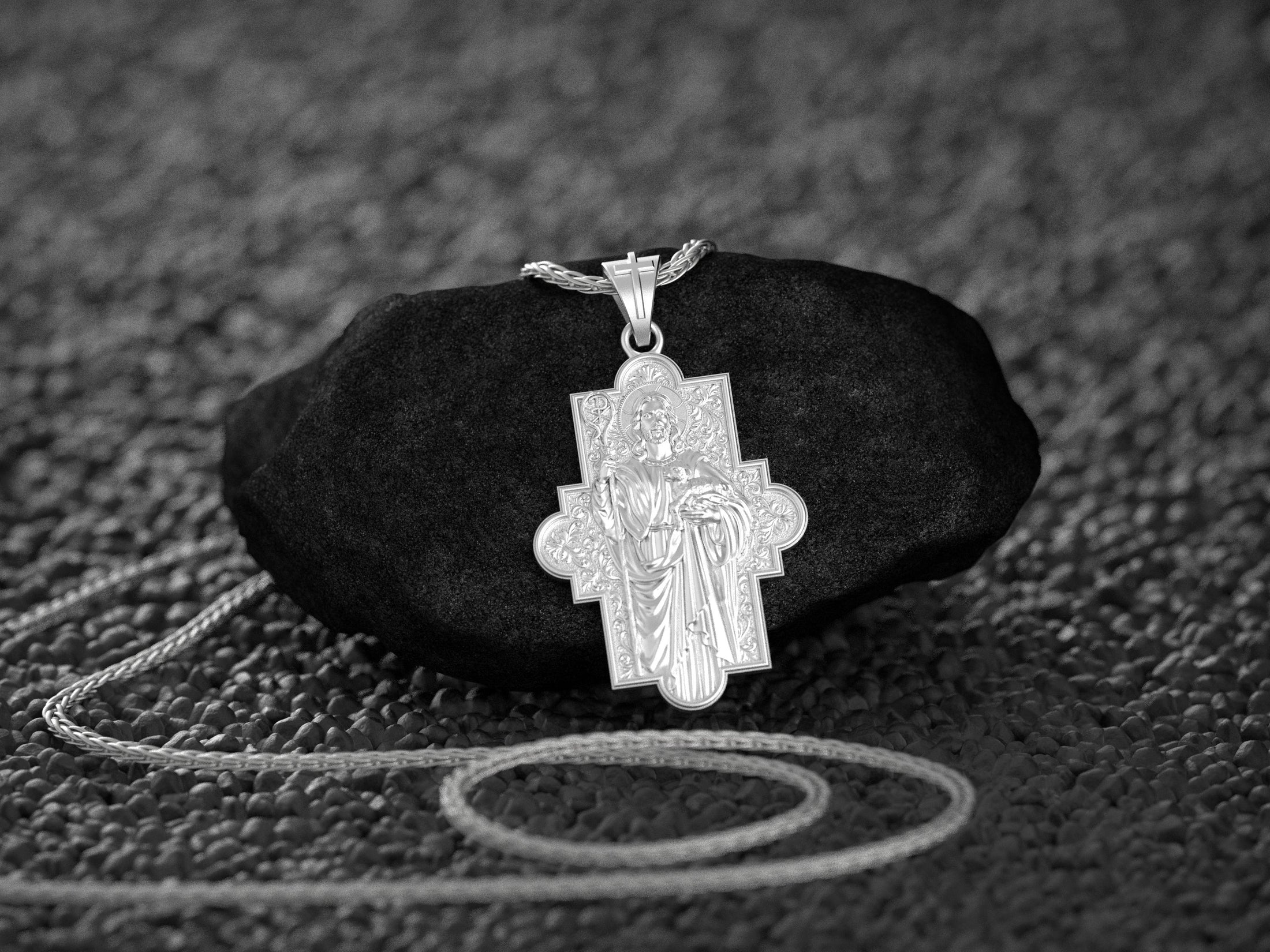 Good Shepherd Jesus Pendant