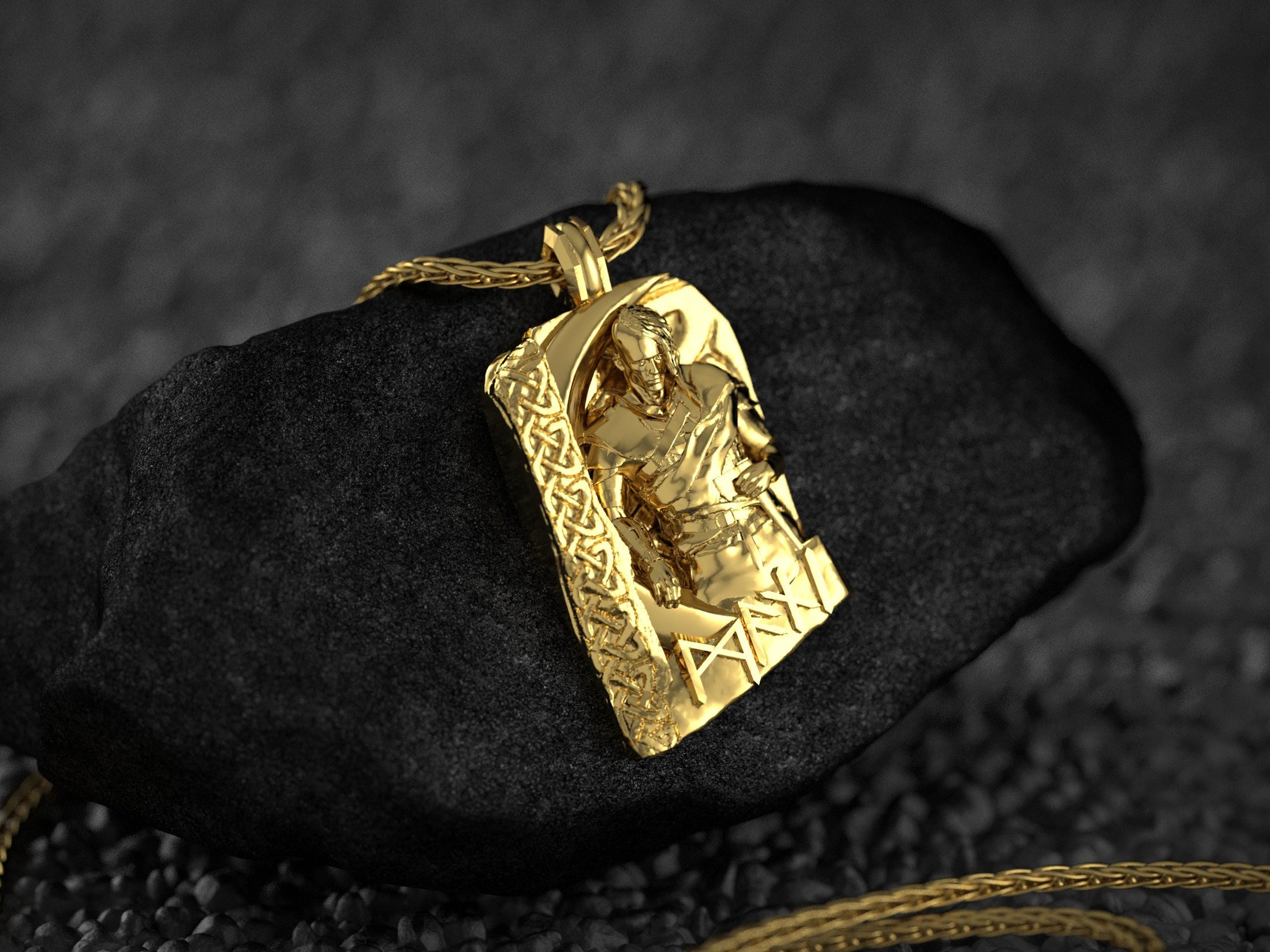 Mani Norse Moon God Pendant Viking Lunar Deity Necklace Nordic Mythology Jewelry Crescent Symbol Talisman Celestial Amulet for Men