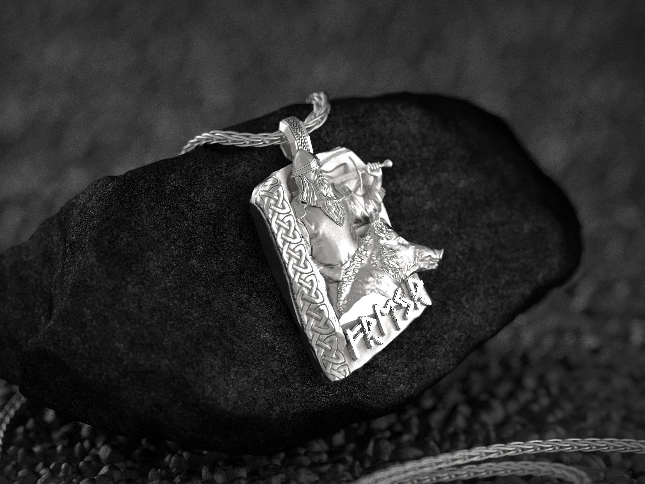 Freyr Norse God Pendant with Gullinbursti Viking Boar Amulet Nordic Mythology Necklace Fertility Prosperity Talisman for Men