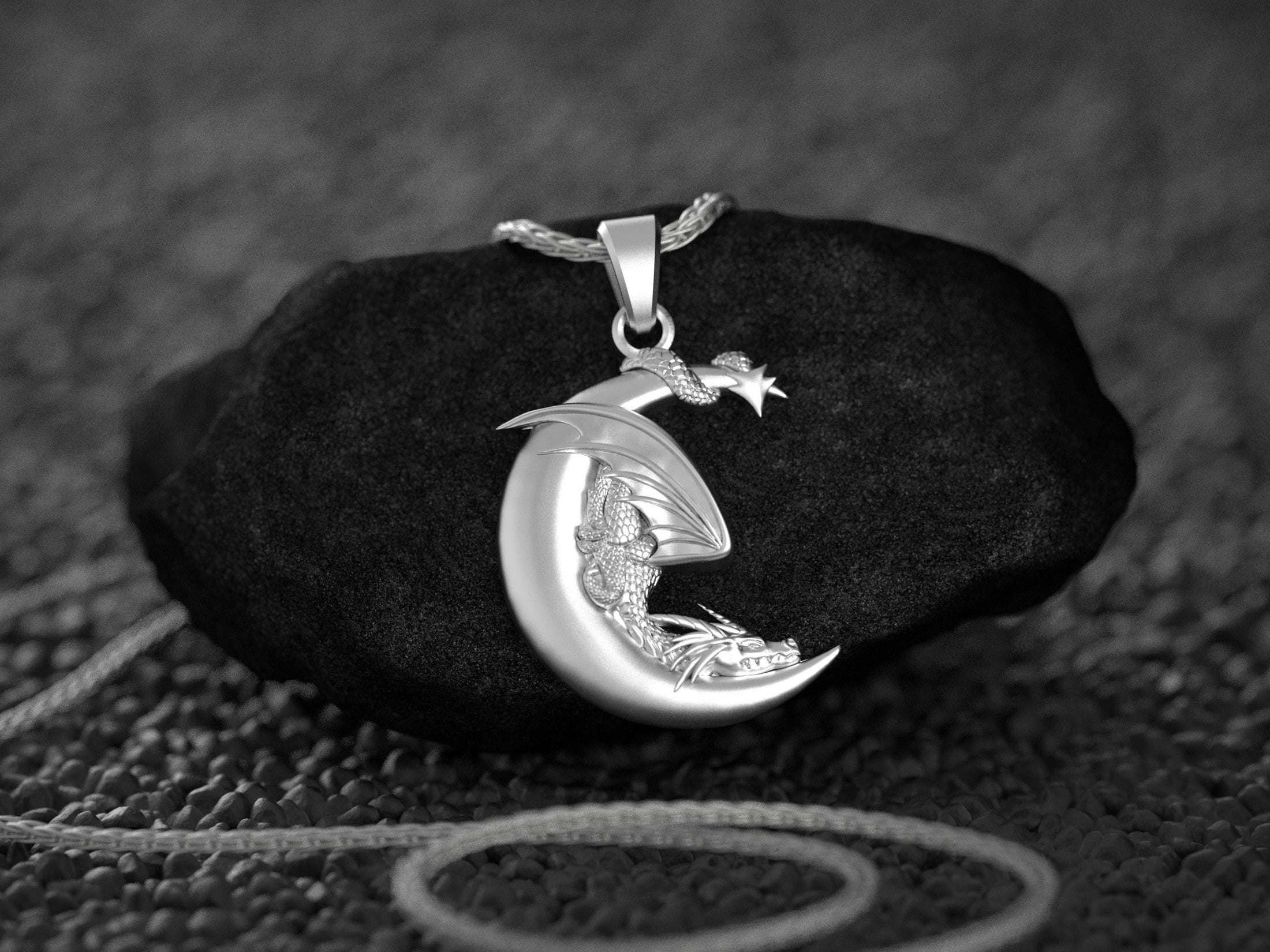Sleeping Dragon Pendant