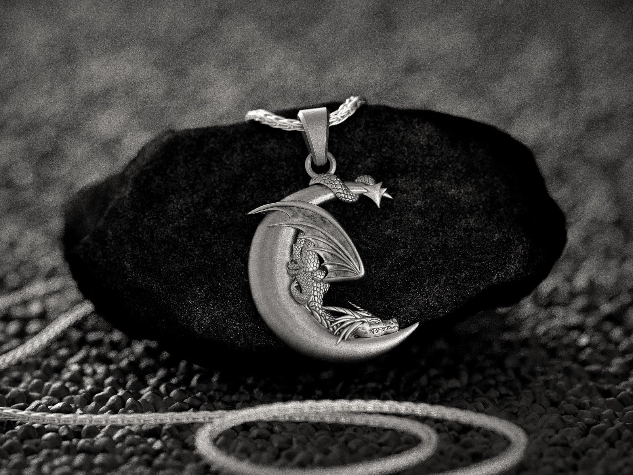 Sleeping Dragon Pendant