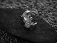 Load image into Gallery viewer, Samurai warrior ring featuring armor mask and ornate helmet.
