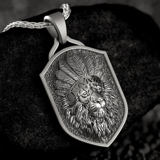 Tribal Lion Pendant