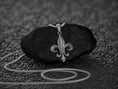 Bild in Galerie-Betrachter laden, Fleur-de-Lis Pendant • Royal Heraldic Necklace • Medieval Purity Symbol • French Gothic Amulet
