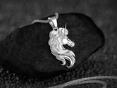 Silver Unicorn Charm