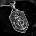 Bild in Galerie-Betrachter laden, Nautical Snake & Anchor Pendant
