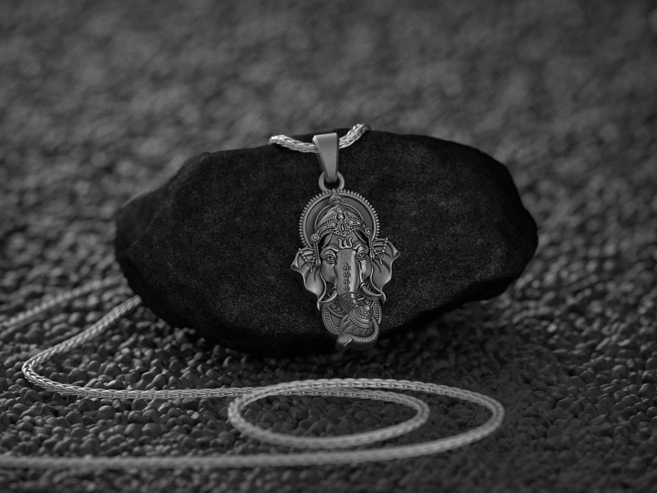 Ganesha Pendant - Engravable