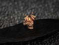 Bild in Galerie-Betrachter laden, Demon Skull Ring with Horns – Gothic Devil Head Jewelry, Dark Fantasy Biker Ring, Occult Skull Band
