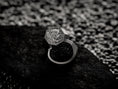 Load image into Gallery viewer, Foo Dog Signet Ring Silver, Chinese Guardian Lion Ring for Men, Feng Shui Protection Statement Jewelry

