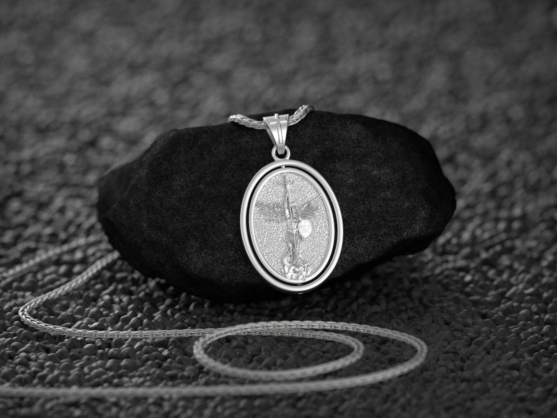 Sterling Silver St. Michael Pendant