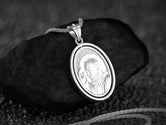 Spinning Padre Pio Pendant - Engravable