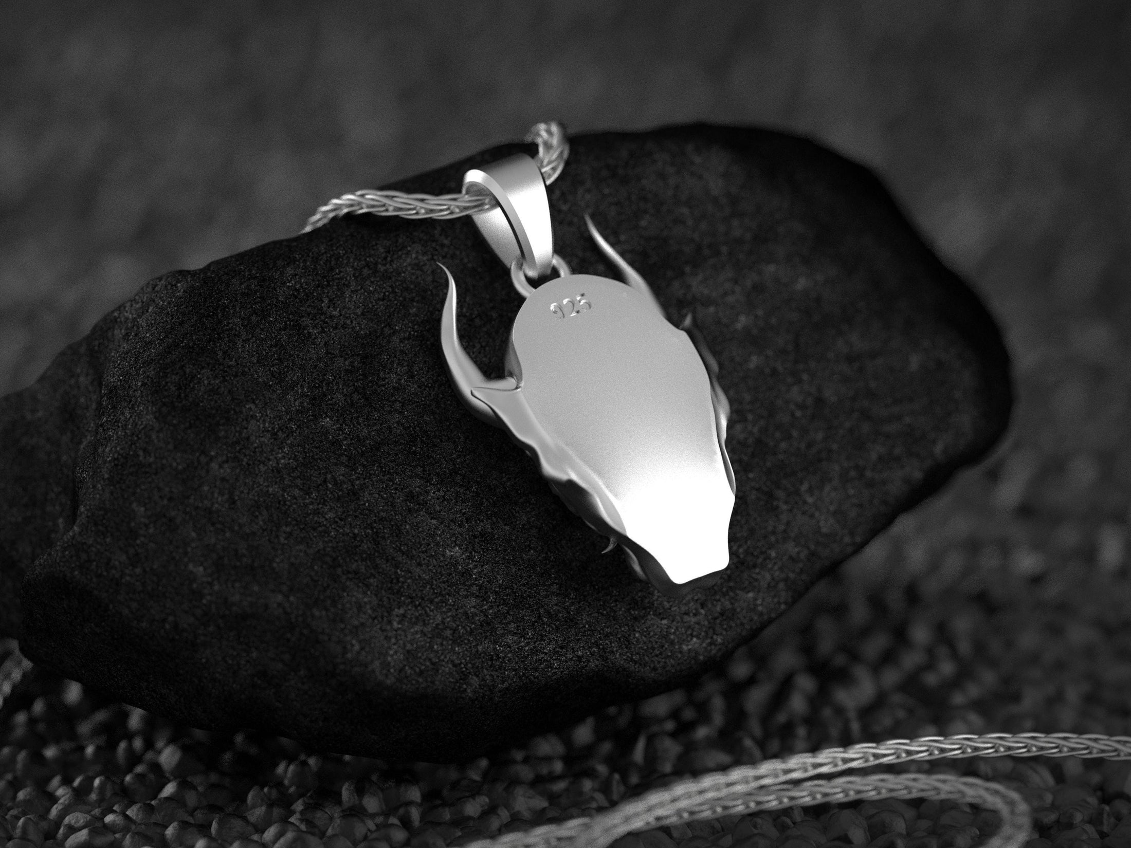 Oni Mask Necklace