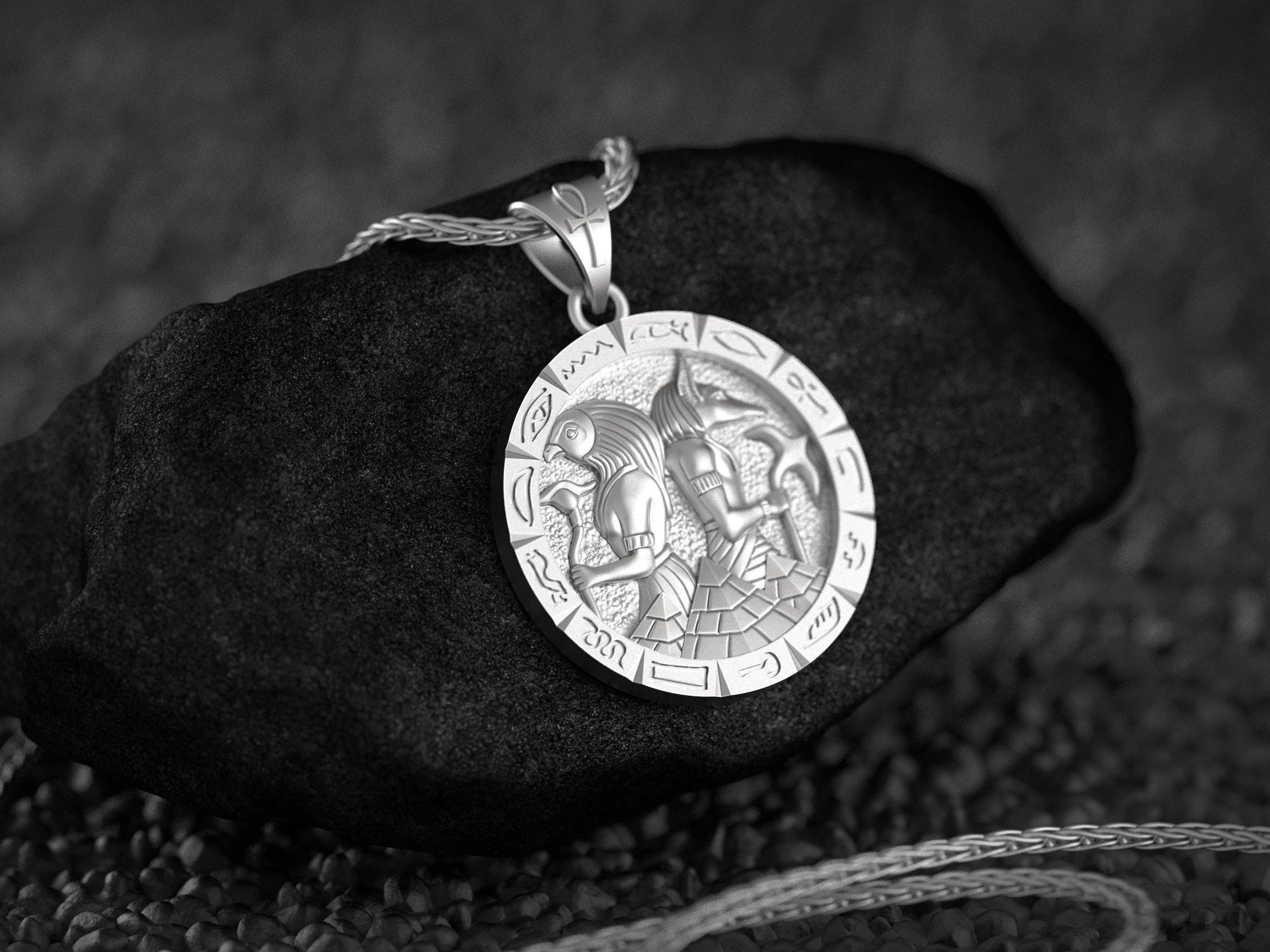 Anubis and Horus Necklace