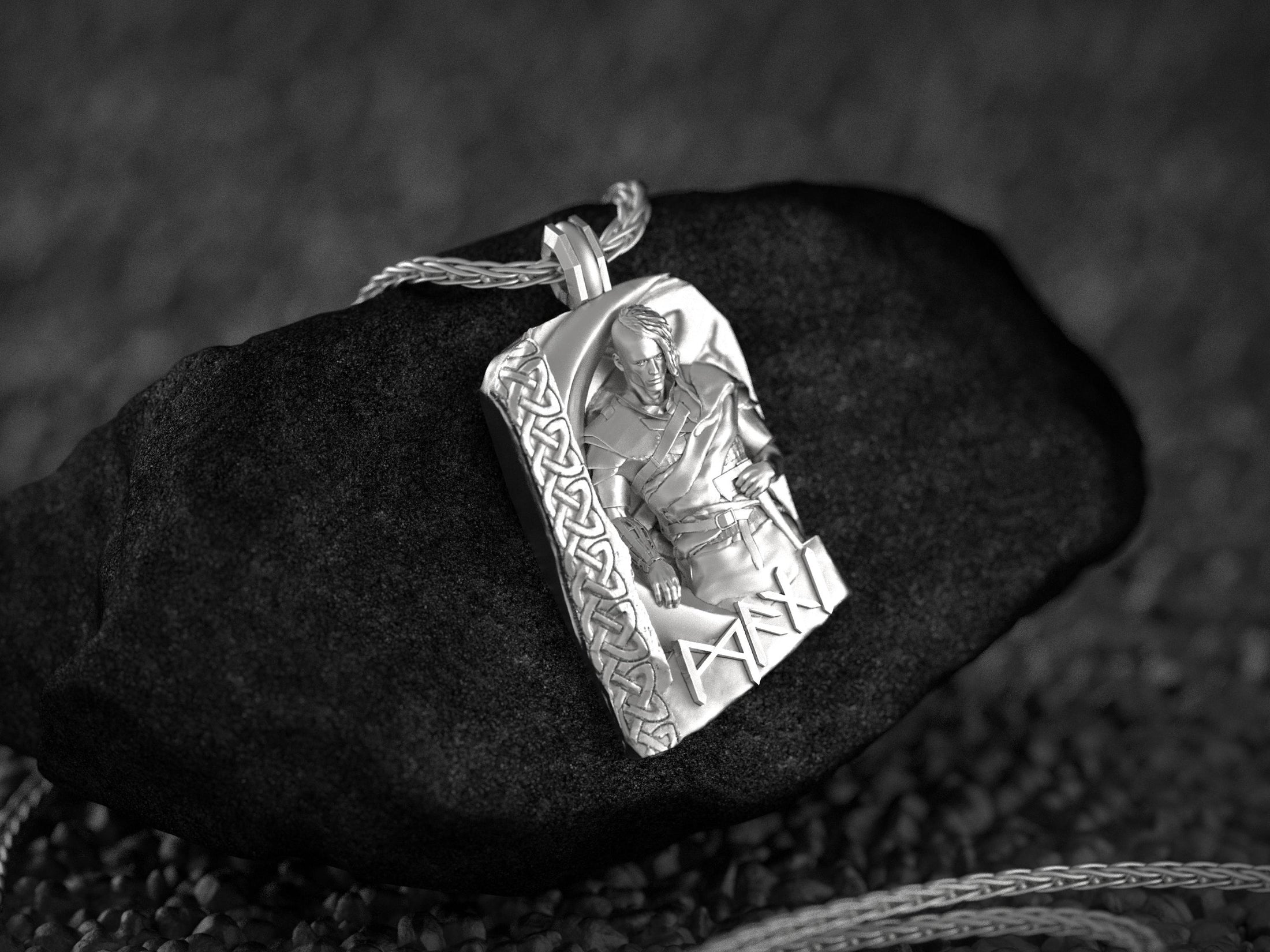 Mani Norse Moon God Pendant Viking Lunar Deity Necklace Nordic Mythology Jewelry Crescent Symbol Talisman Celestial Amulet for Men