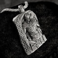 Bild in Galerie-Betrachter laden, Mani Norse Moon God Pendant Viking Lunar Deity Necklace Nordic Mythology Jewelry Crescent Symbol Talisman Celestial Amulet for Men
