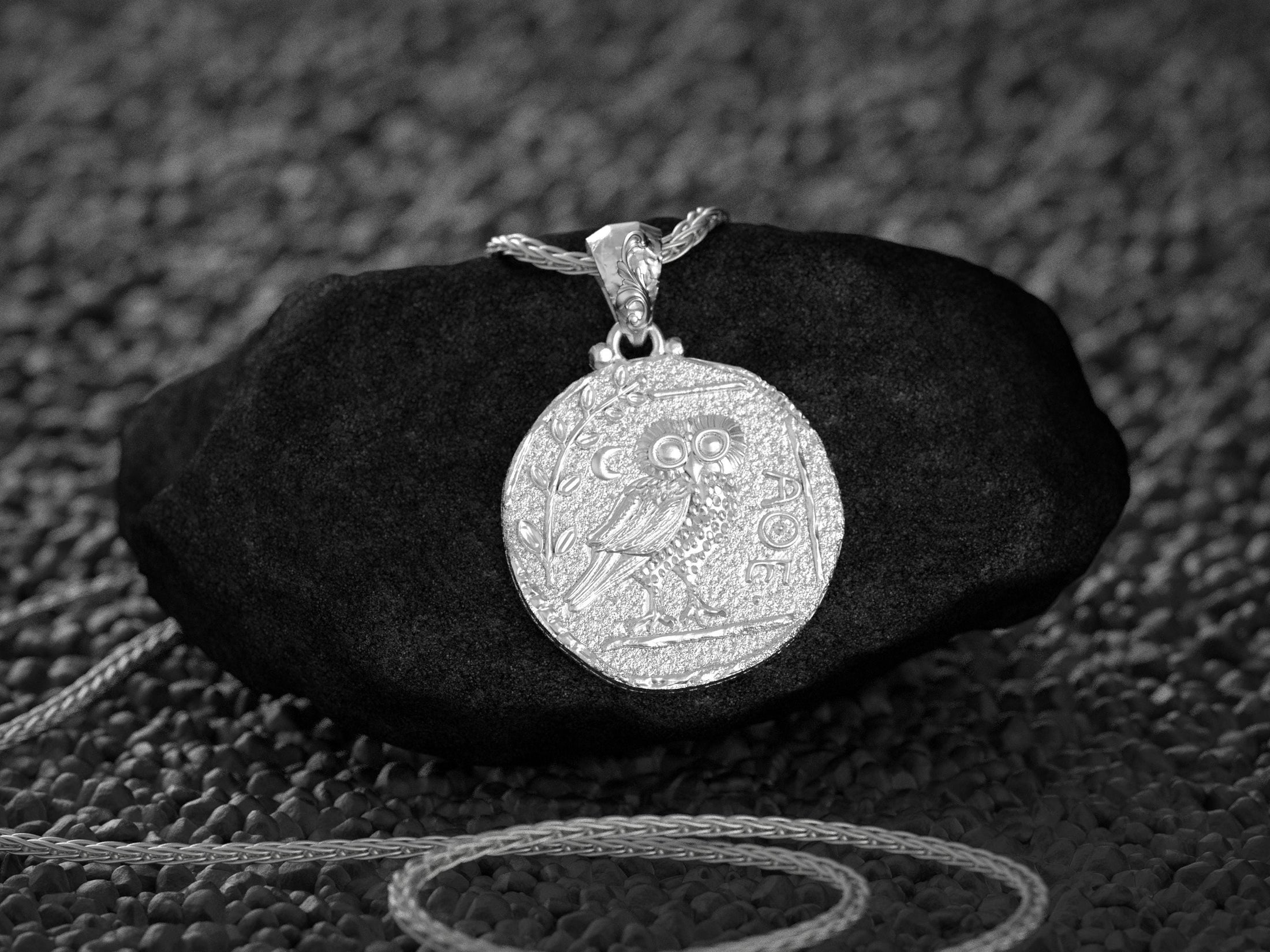 Athena’s Owl Pendant