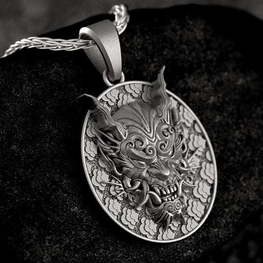 Oni Mask Necklace