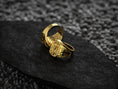Load image into Gallery viewer, Saint Paul Apostle Ring – Sterling Silver Christian Signet Ring with Sword and Bible
