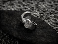 Load image into Gallery viewer, Saint Paul Apostle Ring – Sterling Silver Christian Signet Ring with Sword and Bible
